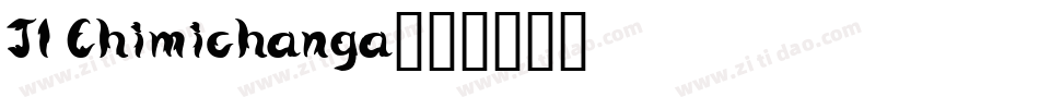JI Chimichanga字体转换